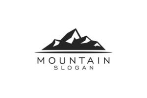 inspiration de conception de logo hipster montagne, voyage, aventure vecteur