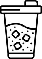 conception d'icône de vecteur de boisson