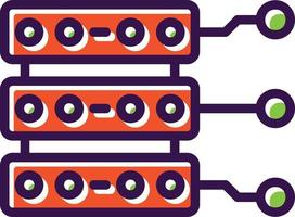 conception d'icône de vecteur de serveur