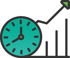 conception d'icône de vecteur de productivité