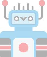 conception d'icône de vecteur de robot
