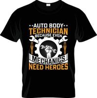 conception de t-shirt de technicien, slogan de t-shirt de technicien et conception de vêtements, typographie de technicien, vecteur de technicien, illustration de technicien