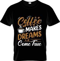 conception de t-shirt de café barista, slogan de t-shirt de café barista et conception de vêtements, typographie de café barista, vecteur de café barista, illustration de café barista