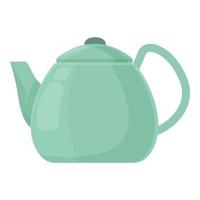 vecteur de dessin animé d'icône de pot de thé. marmite électrique