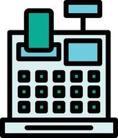 conception d'icône de vecteur de caisse enregistreuse