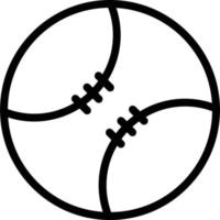 conception d'icône de vecteur de balle de baseball