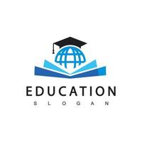 modèle de conception de logo d'éducation, illustration vectorielle vecteur