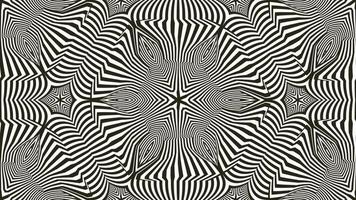 fond de lignes d'illusion d'optique. illusions abstraites en noir et blanc 3d. conception conceptuelle de l'illusion d'optique .10 illustration vecteur