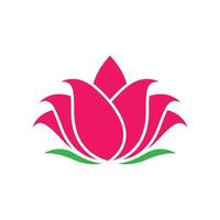 images de logo de lotus de beauté vecteur