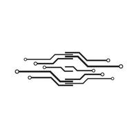 conception d'illustration d'icône de vecteur de circuit