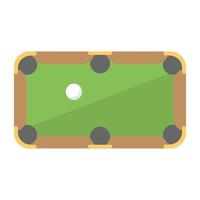 concepts de billard à la mode vecteur