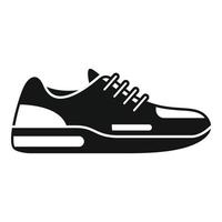 vecteur simple d'icône de baskets en caoutchouc. chaussure de sport