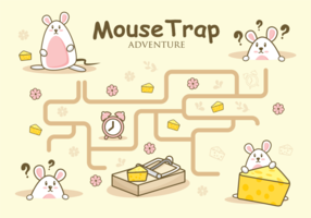 Mouse Trap Adventure Illustration vecteur