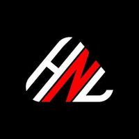 conception créative du logo de lettre hnl avec graphique vectoriel, logo hnl simple et moderne. vecteur