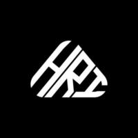 conception créative du logo hri letter avec graphique vectoriel, logo hri simple et moderne. vecteur