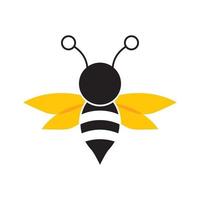 images de logo d'abeille vecteur