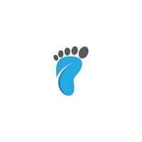 icône vectorielle du logo du thérapeute des pieds vecteur