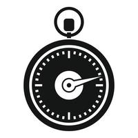 vecteur simple d'icône de chronomètre précis. montre minuterie
