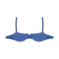 icône de soutien-gorge de sport vecteur isolé plat