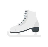 icône de patins de suède vecteur isolé plat