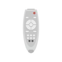 icône de télécommande de télévision vecteur isolé plat