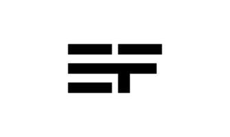 lettre ef logo pro fichier vectoriel vecteur pro