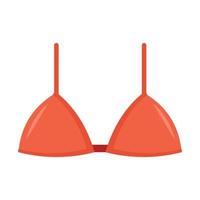 soutien-gorge soutien-gorge icône vecteur isolé plat