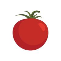 icône de tomate cerise vecteur isolé plat