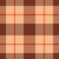 motif de tissu sans couture. plaid de fond textile. vérification de tartan de texture vectorielle. vecteur