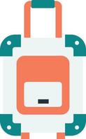 illustration de bagages dans un style minimal vecteur