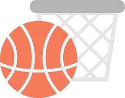 illustration d'équipement de basket-ball dans un style minimal vecteur