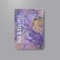 cartes avec fond aquarelle vecteur coloré lumineux. conception pour votre date, carte postale, bannière.