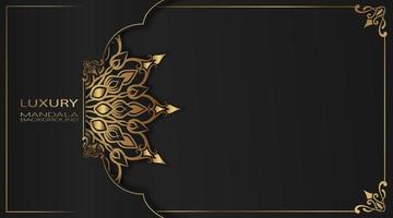 mandala ornemental de luxe, dessin vectoriel