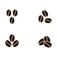 vecteur, grains de café, modèle, vecteur, icône, illustration vecteur