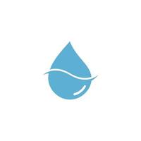 goutte d'eau logo modèle vecteur icône illustration