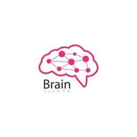 cerveau logo modèle vecteur icône illustration