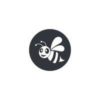 images de logo d'abeille vecteur