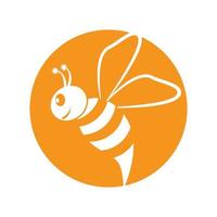 images de logo d'abeille vecteur