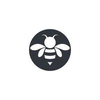 images de logo d'abeille vecteur