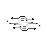 conception d'illustration d'icône de vecteur de circuit