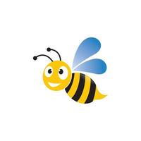 images de logo d'abeille vecteur