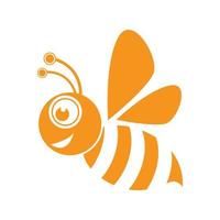 images de logo d'abeille vecteur