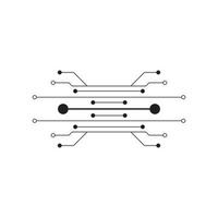 circuit logo modèle vecteur icône illustration