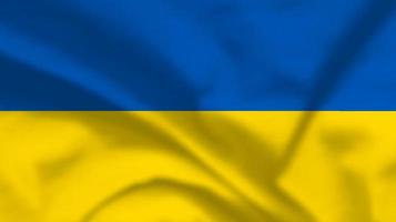 drapeau national ukrainien. agitant le drapeau de l'ukraine. illustration vectorielle vecteur