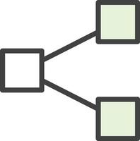 conception d'icône de vecteur de diagramme de projet