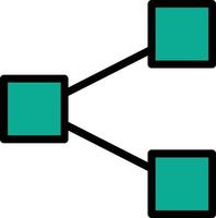 conception d'icône de vecteur de diagramme de projet