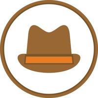 chapeau, cowboy, vecteur, icône, conception vecteur