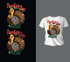 conception de t-shirt de vecteur de joyeux thanksgiving day, prêt à imprimer pour les vêtements, les affiches et les illustrations. vecteur de t-shirt moderne, simple et lettrage.