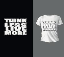 conception de t-shirt de citation de typographie de motivation. vecteur