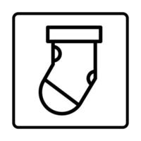 icône de chaussette. icônes de signe de médias sociaux. illustration vectorielle isolée pour la conception graphique et web. vecteur